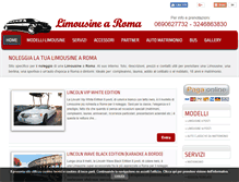 Tablet Screenshot of limousinearoma.com